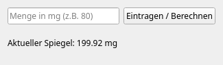 Screenshot der PyQt6 GUI